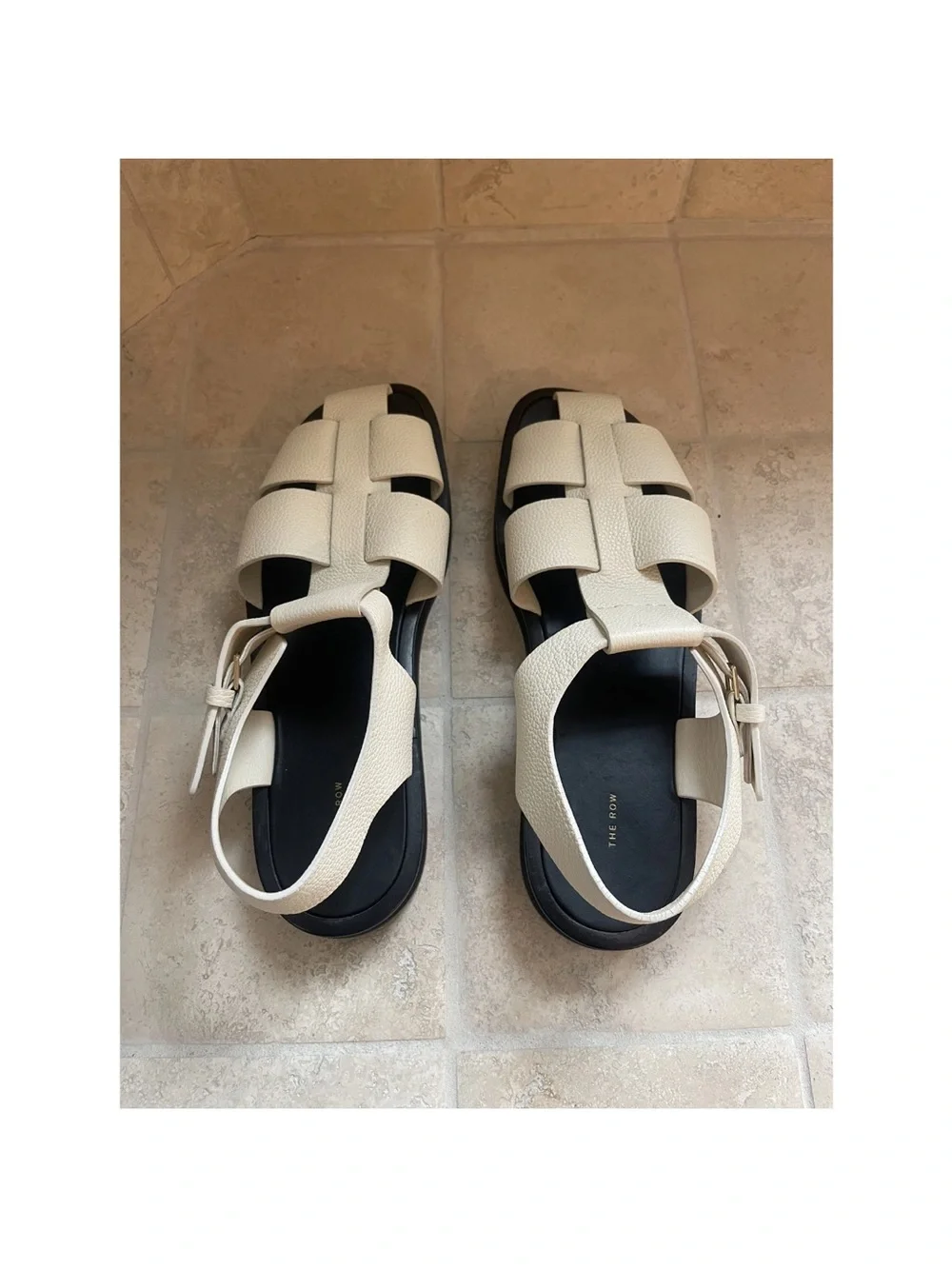 THE ROW Fisherman leather sandals
